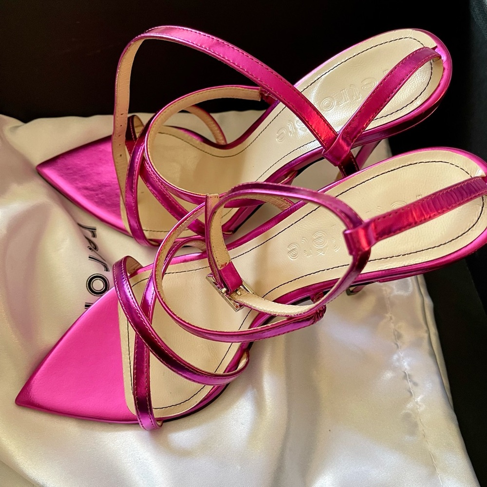 Retrofete  Pink heels size 36  like New *